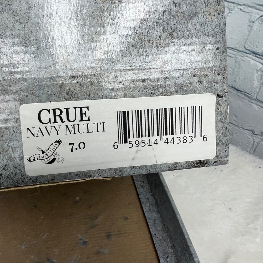 🚫SOLD! NIB/NWT($295)🤩 |•FREEBIRD🦅BY STEVEN•| CRUE Navy Multi Strappy Wrap Boo - Picture 16 of 16